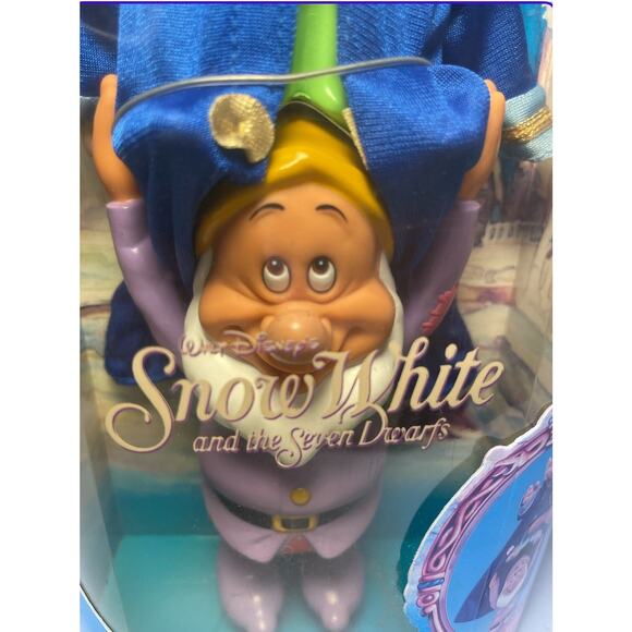 VTG Walt Disney Snow White & The 7 Dwarfs Dopey & Sneezy Stackable Dolls 1990s - Picture 8 of 8